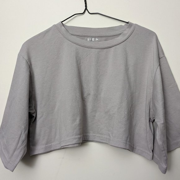 SHEIN Tops - Grey Shein Crop Top
